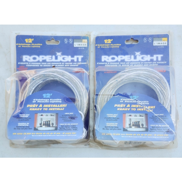 2 X 12 FT NEW ROPE LIGHTS