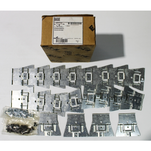 20 NEW COOPER B-LINE BA50E EXTENDER BRACKETS