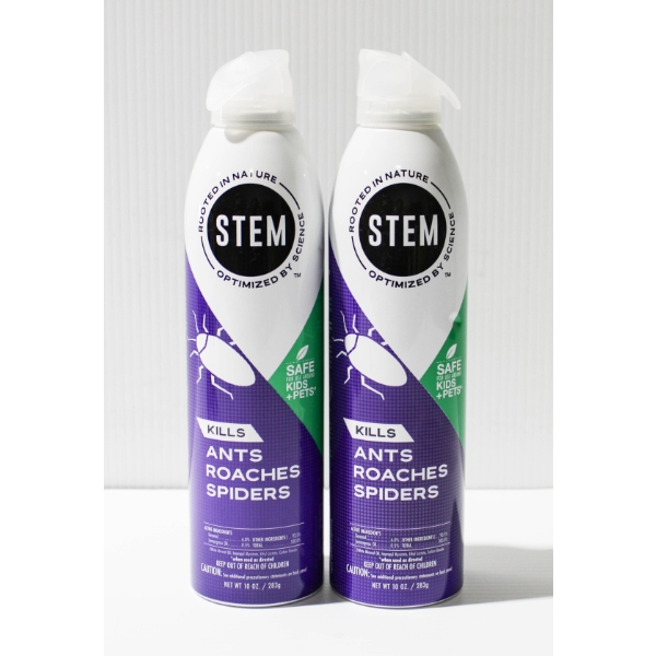 2 X 283G STEM KILLS ANTS ROACHES SPIDERS 