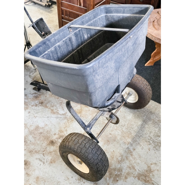 PULL BEHIND SEED SPREADER