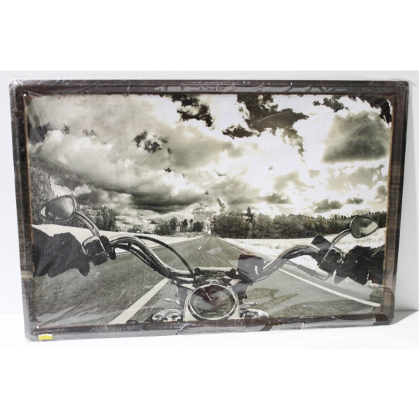 NEW SCENIC MOTORCYCLE METAL SIGN