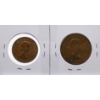 Image 2 : 1955 & 1964 AUSTRALIA KANGAROO PENNIES