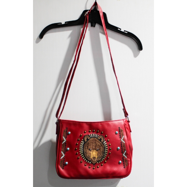 NEW NU TRENDZ BEAR PURSE W/ SHOULDER STRAP