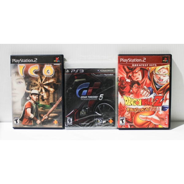 PS2 & PS3 VIDEO GAMES - PS3 GRAND TURISMO 5 SEALED ETC.