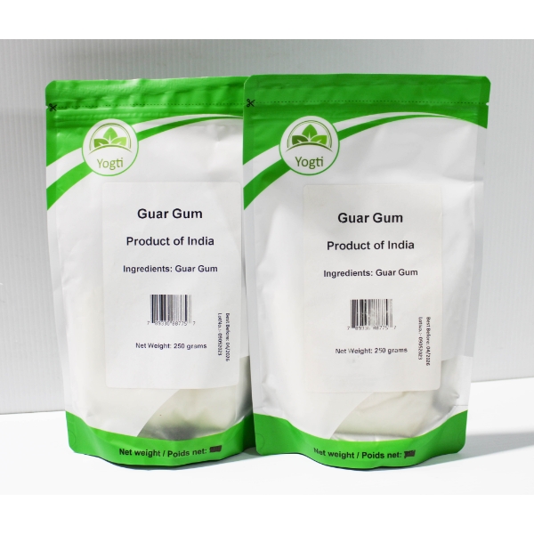 2 X 250G YOGTI GUAR GUM  - BB 04/2026