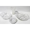 Image 1 : 4 PEICES OF CRYSTAL TWO BOWLS & VASE & PLATER