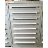 30" LX 44"H X 28"D STANLEY METAL 8 DRAWER TOOL / PARTS CABINET