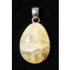 Image 1 : .925 SILVER LADIES NECKLACE PENDANT W/ INLAID STONE