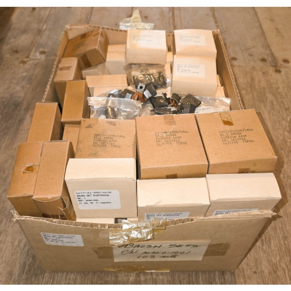 LARGE BOX OF ELECTRICAL BRUSH SETS