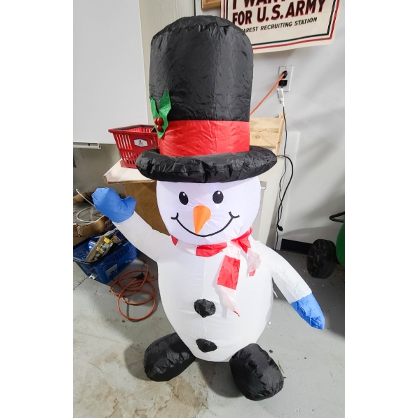 46"H BLOW UP SNOWMAN