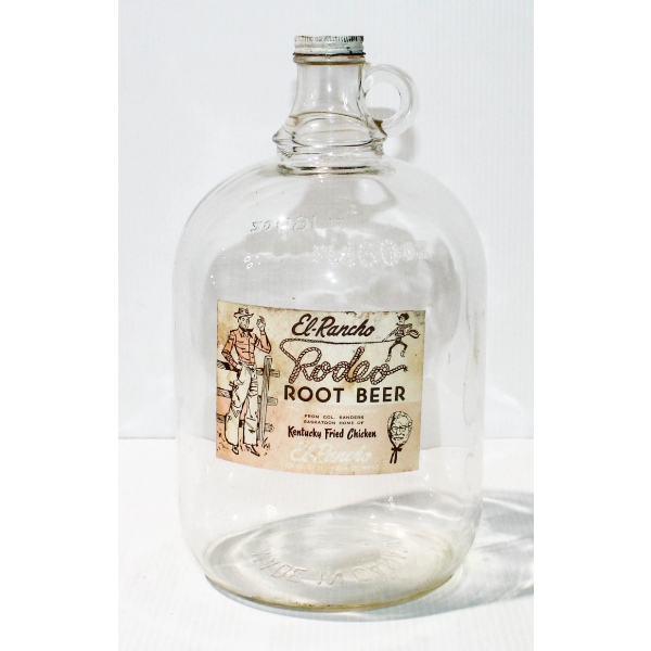 EL-RANCHO RODEO ROOT BEER FROM KFC 160FL.OZ. JUG