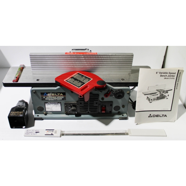 6" DELTA VARIABLE SPEED BENCH JOINTER - MODEL 37-070