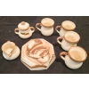 Image 2 : POTTERY COFFEE SET & SERVING BOWL