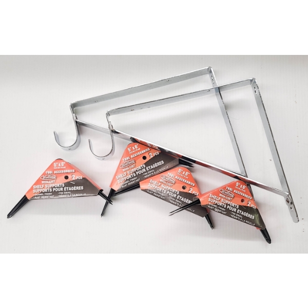 NEW ASST SHELF SUPPORTS