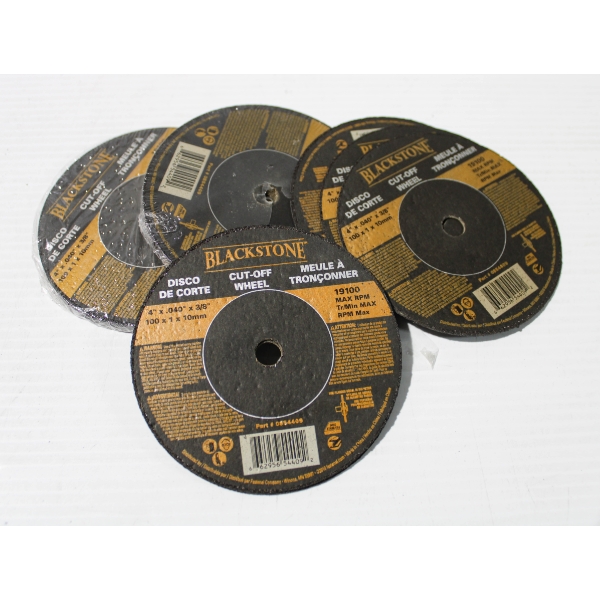 15 NEW BLACKSTONE CUT OFF WHEELS 4" X .040" X 3/8"