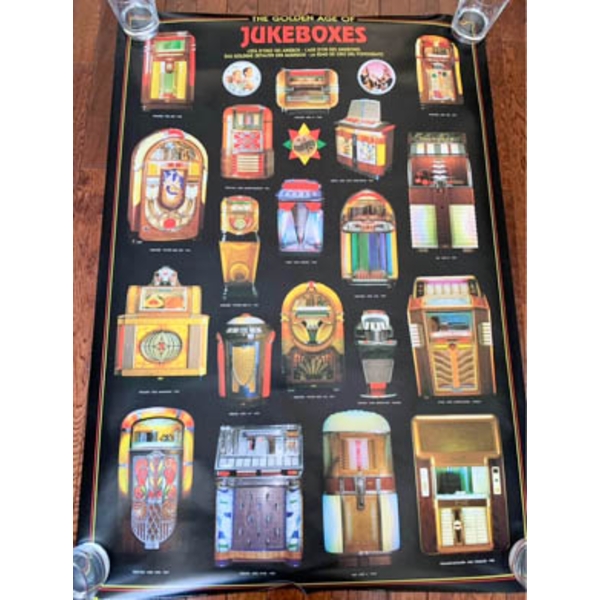 JUKE BOXES DECORATIVE WALL POSTER