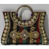 Image 1 : NEW MAINA SILK HANDCRAFTED PURSE - SIZE 8.75" L X 7.5" H 
