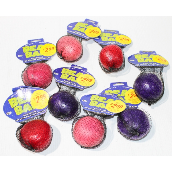 8 NEW STRESS REFLIEF BEAN BALLS