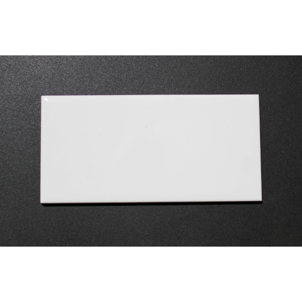 79 SQ.FT DALTILE, VITRUVIAN 3X6 WHITE GLOSSY TILES