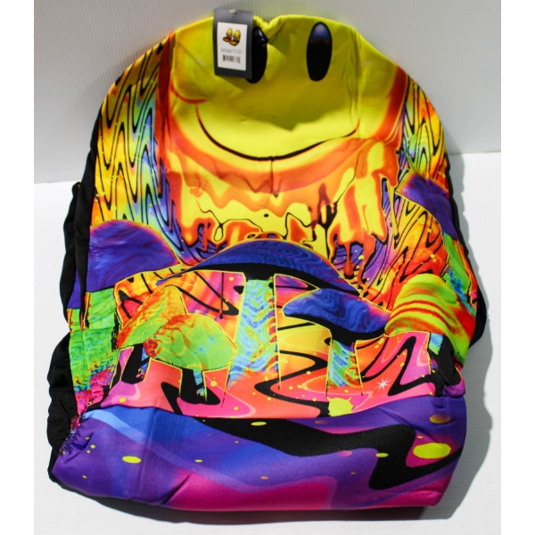 NEW 2PC NU TRENDZ FRONT CAR SEAT COVERS - SMILEY FACE