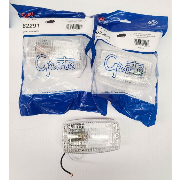 3 NEW GROTE 62291 DUAL SYSTEM BACK-UP LAMP