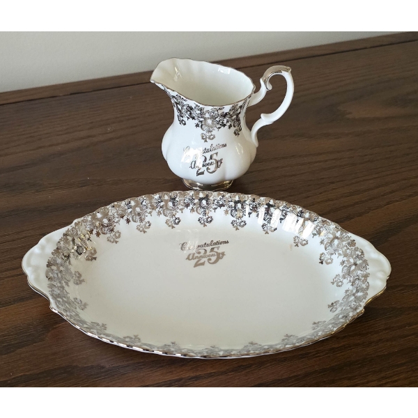 25TH ANNIV. BONE CHINA