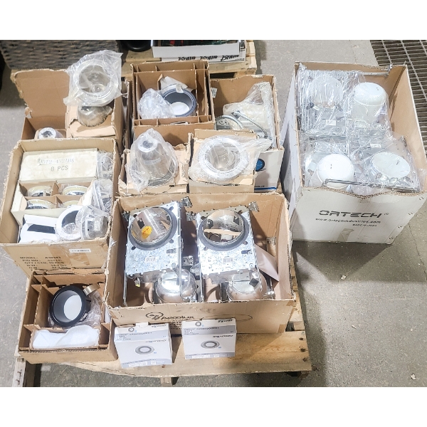 PALLET NEW LIGHTING FIXTURES - POT LIGHTS ETC