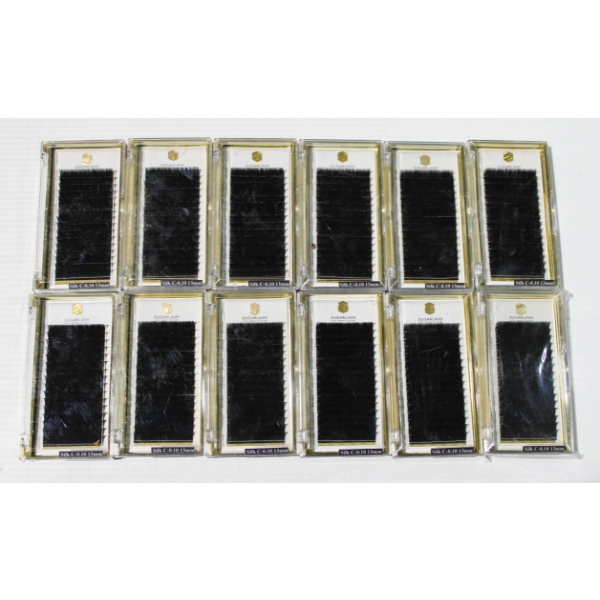 12 x 16 SUGARLASH SILK C-.10 13MM LASHES 