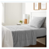 Image 1 : HEATHER COTTON JERSEY BED SHEET SET - TWIN
