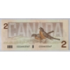Image 1 : 1986 CANADIAN $2 BIRD SERIES ROBBIN BANKNOTE