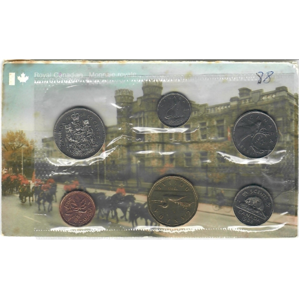 1988 CANADA PROOF MINT SEALED COIN SET