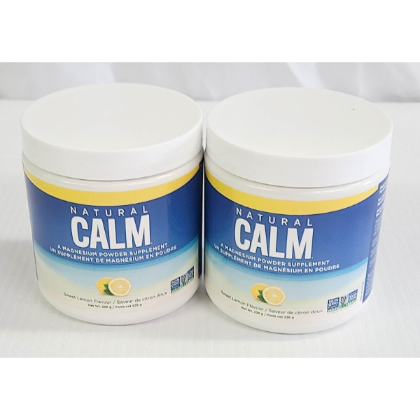 2 X 226G NATURAL CALM MAGNESIUM SUPPLEMENTS SWEET LEMON