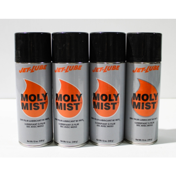 4 X 340G MOLY-MIST JET-LUBE DRY FILM LUBRICANT