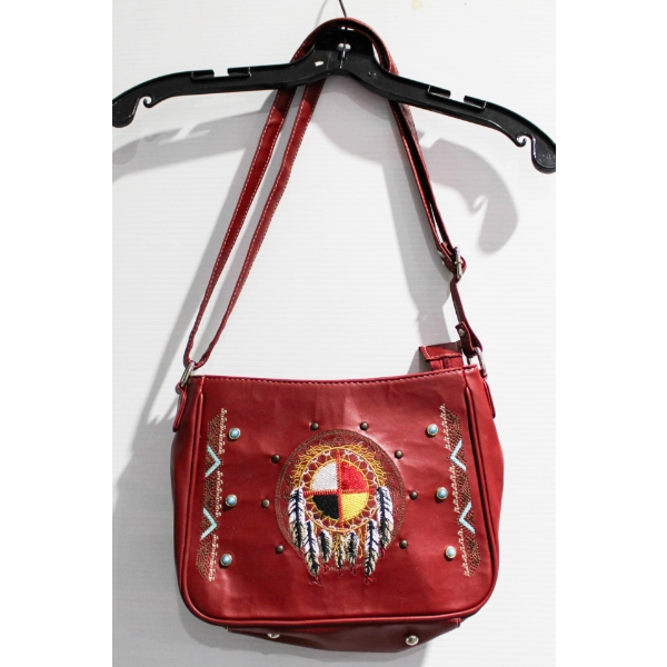  NEW NU TRENDZ MEDICINE WHEEL PURSE W/ SHOULDER STRAP