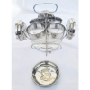 Image 1 : SPARTAN BARWARE SET - 4 GLASSES 4 COASTERS 