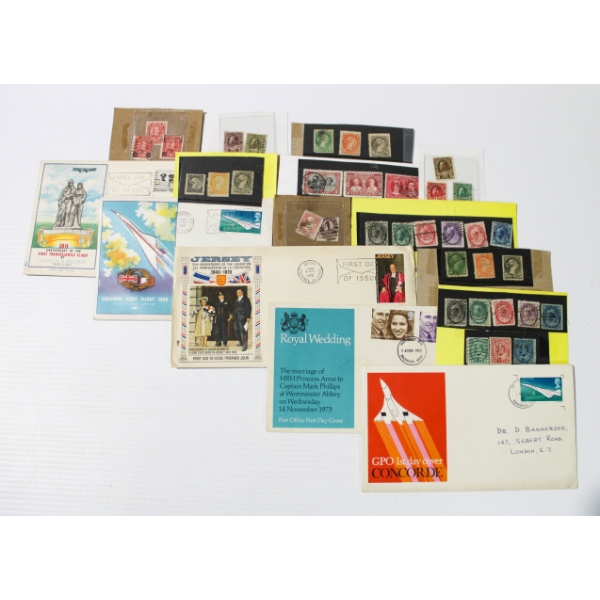 ESTATE STAMP COLLECTION - QUEEN VICTORIA - CANADA WAR TAX ETC.
