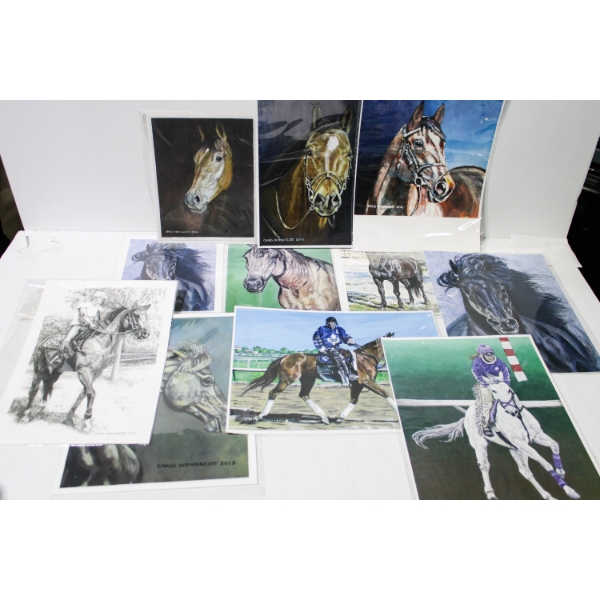 11 CRAIG WONNACOTT HORSE WALL ART PRINTS