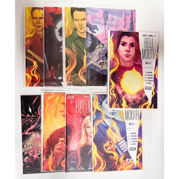 9 HELLMOUTH BUFFY & ANGEL COMIC BOOKS