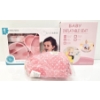 Image 1 : BABY GIFT SET - THE POPULAR PINK GRABEASE FEEDING SET ETC.