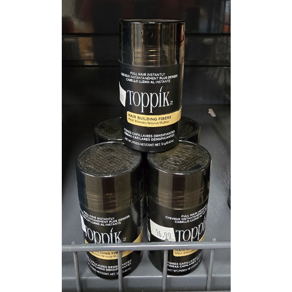 5 TOPPIK HAIR BUILDING FIBERS - MED BLONDE