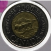 Image 1 : 2000 CANADA CUB POLAR BEARS $2 COIN