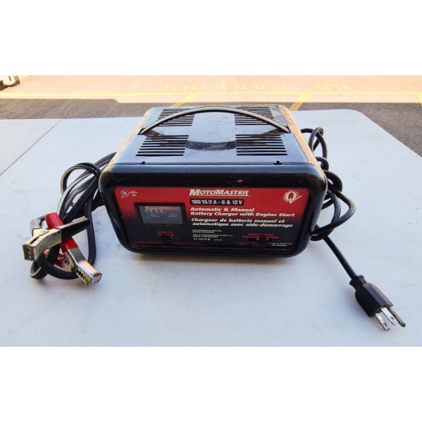MOTOMASTER AUTOMATIC & MANUAL BATTERY CHARGER