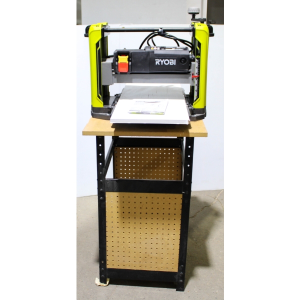 RYOBI 12 1/2" PLANER W/ STAND & INSTRUCTIONS