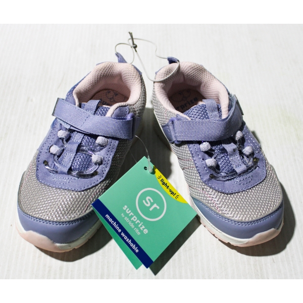 NEW GIRL'S STRIDE RITE SURPRIZE SNEAKERS - 9M