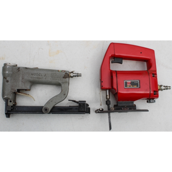 CP AIR JIG SAW & SENCO J PNEUMATIC STAPLER