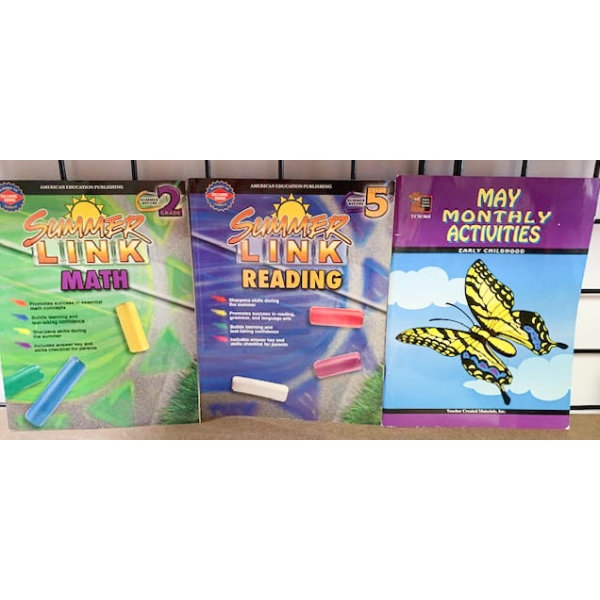 KIDS SUMMER LINK & MAY MONTHLY ACTIVITY BOOKS 