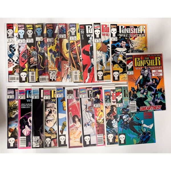 22 THE PUNISHER MARVEL COMIC BOOKS