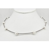Image 1 : .925 SILVER NECKLACE W/ FRESH WATER PEARLS