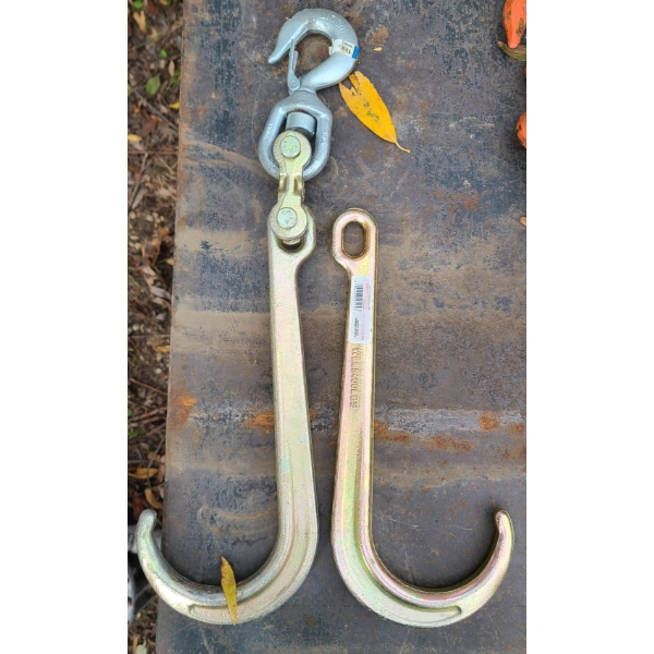 2 NEW RECOVERY HOOKS UPTO 5400 LBS