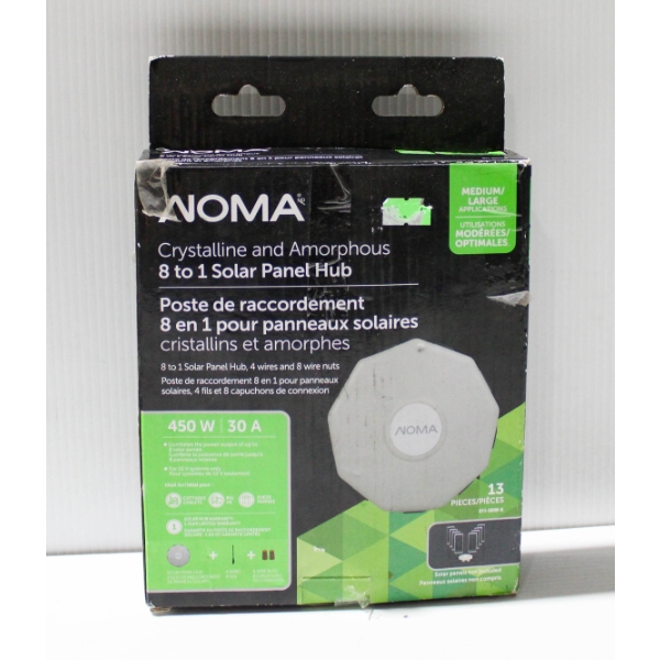 NOMA 8 TO 1 SOLAR PANEL HUB - MED/LRG APPLICATIONS